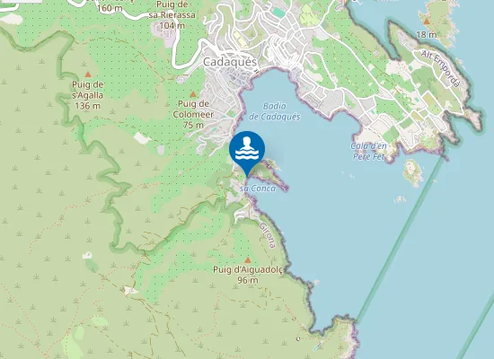 Map of Platja de sa Conca