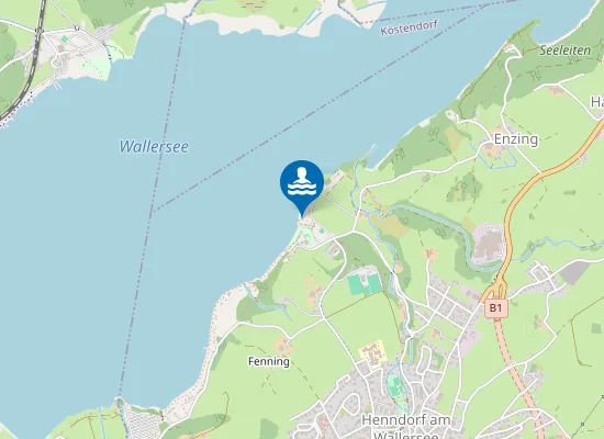 Map of WALLERSEE, HENNDORF