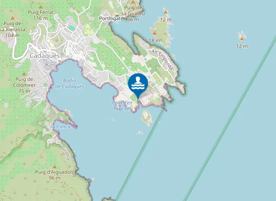Map of Platja Confitera
