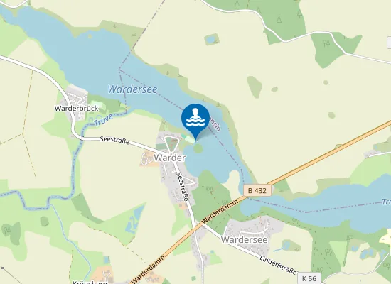 Map of WARDERSEE ROHLSTORF WARDER SE