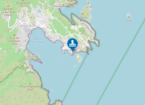 Map of Platja de s'Arenella