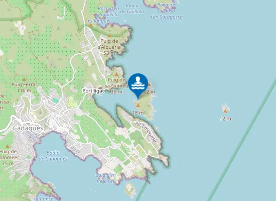 Map of Cala de Massabous