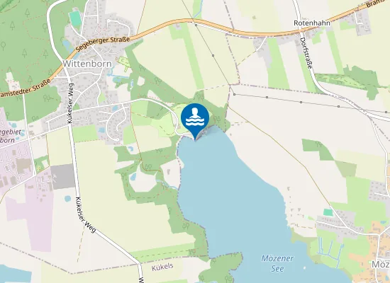 Map of MOEZENER SEE WITTENBORN
