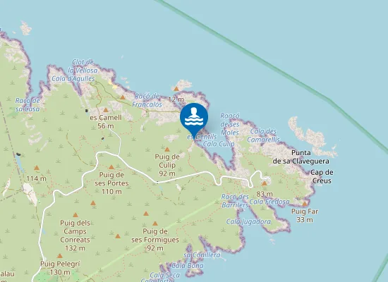 Map of Platja Dels Pescadors