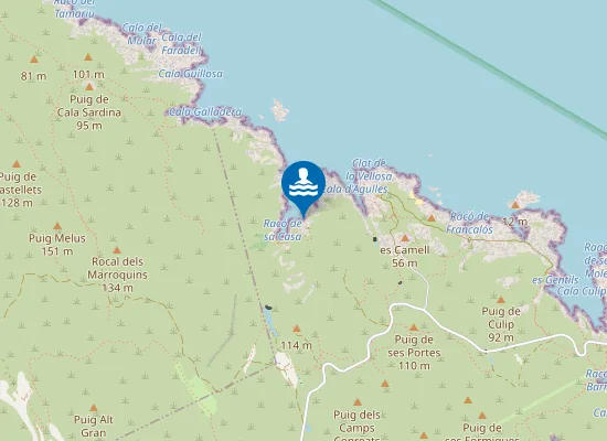 Map of Racó Des Dofí