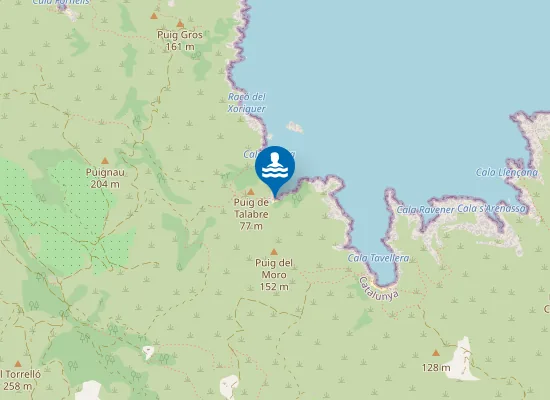 Map of Platja de Talabre