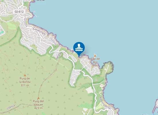 Map of Platja d'en Robert