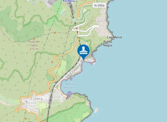 Map of Platja Cala Rovellada