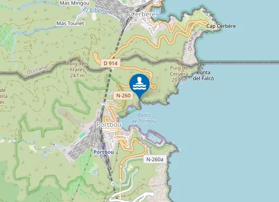 Map of Platja del Pi