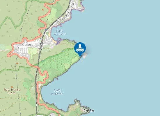 Map of Platja d'en Carbassó