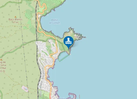 Map of Cala Bramant