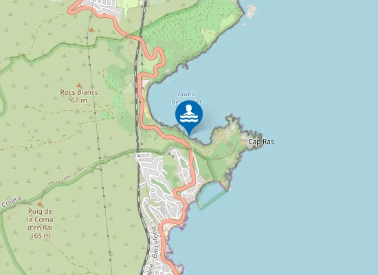 Map of Platja de Sota d'en Navata