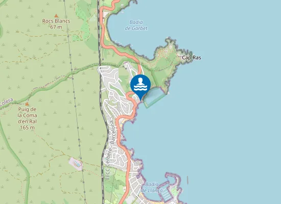 Map of Platja Sota d'en Canals