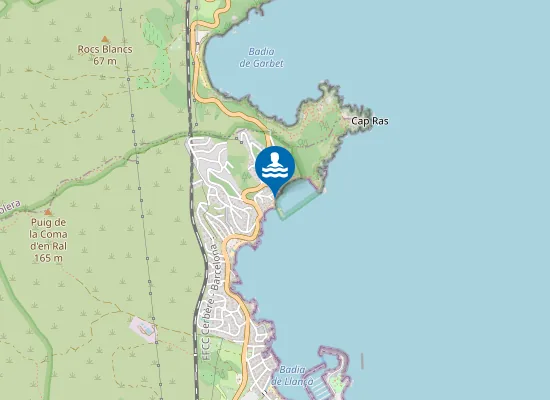 Map of Platja del Cros