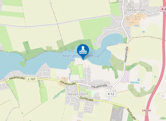 Map of NEVERSDORFER SEE NEVERSDORF