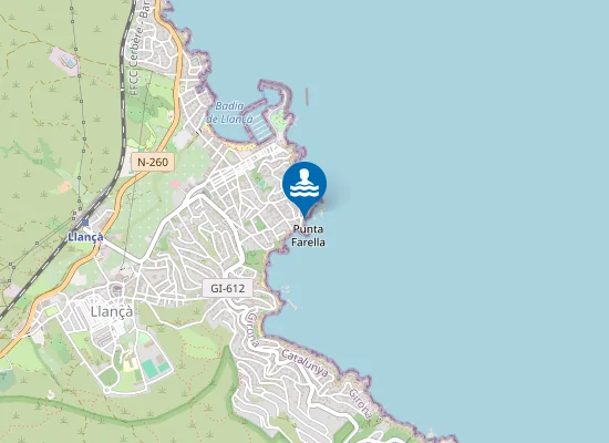 Map of Platja d'en Poc