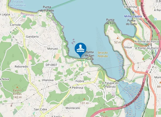 Map of Praia do Regueiro