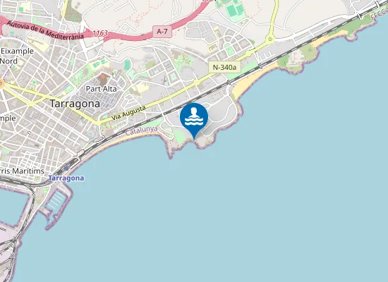 Map of Platja dels Cossis