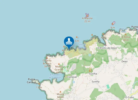 Map of Croieira do Ollo Pequeno