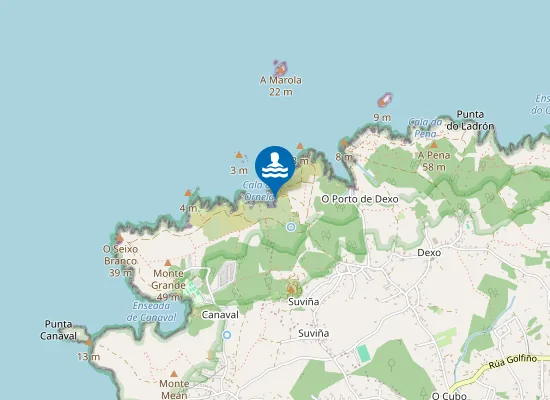 Map of Croieira de Arrequento
