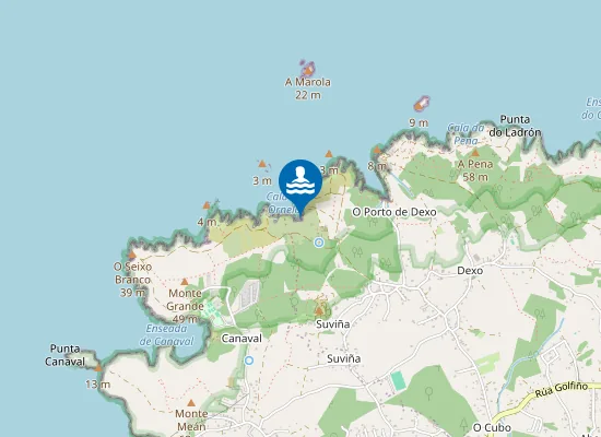 Map of Croieira de Ornela