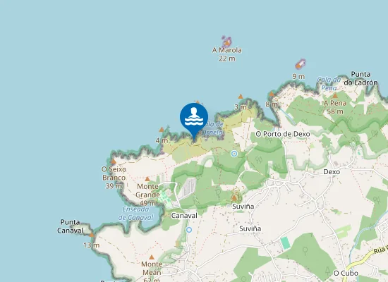 Map of Croieira do Semilleiro