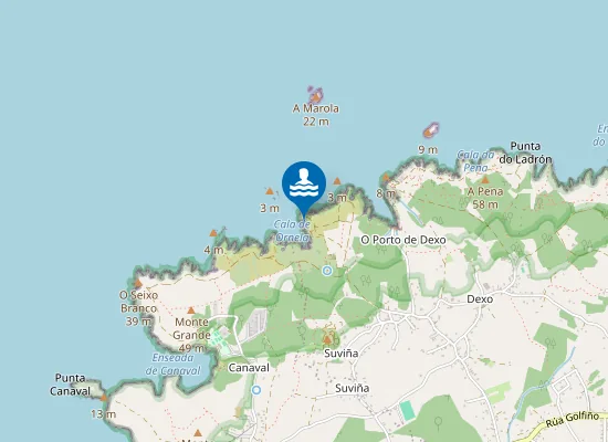 Map of Croieira da Rasa