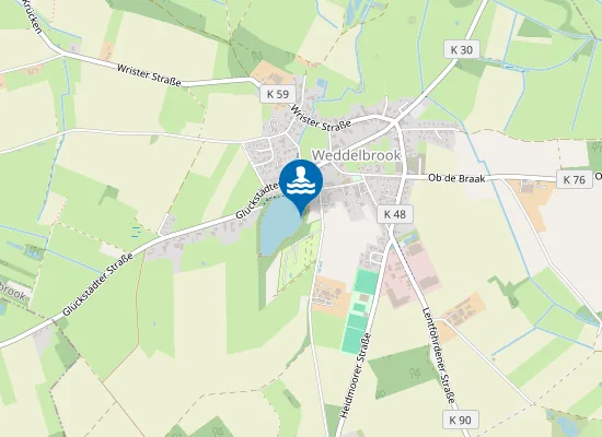 Map of MUEHLENTEICH WEDDELBROOK