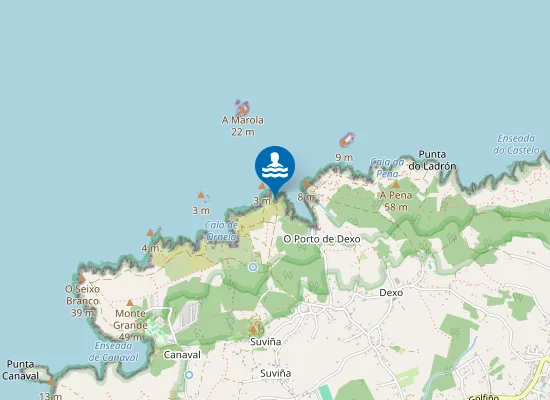 Map of Croieira da Punta Rasa
