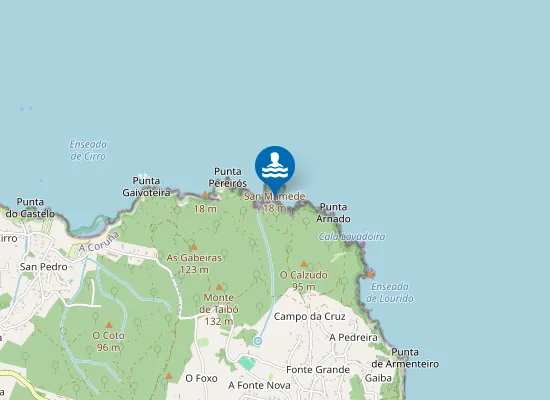 Map of Croieira da Revolta