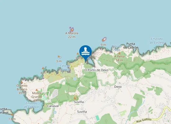 Map of Croieira De Dexo