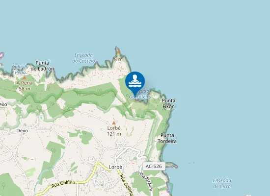 Map of Croieira da Garroteira