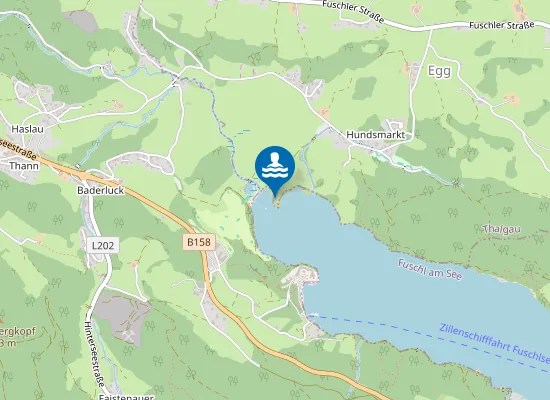 Map of FUSCHLSEE, HOF