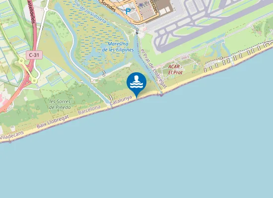 Map of Platja del Remolar