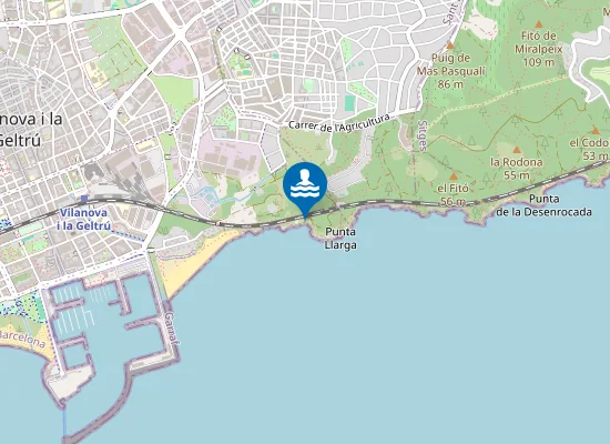 Map of Platja dels Colls