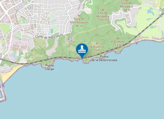 Map of Cala Xica