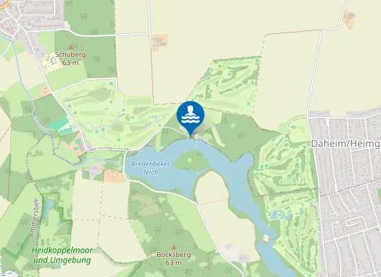 Map of BREDENBEKER TEICH STRANDBAD