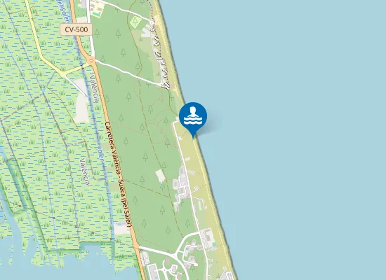 Map of Platja dels Ferros