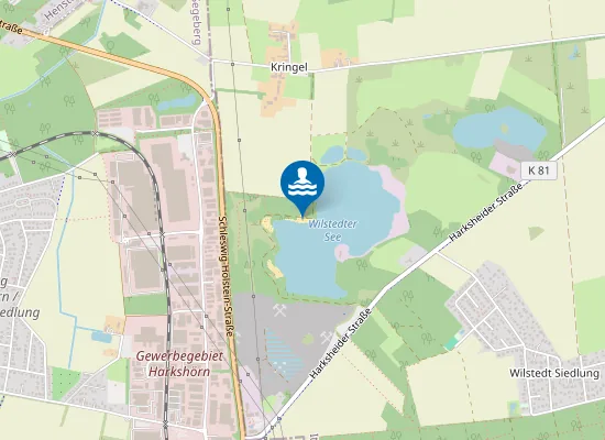 Map of BAGGERSEE WILSTEDT