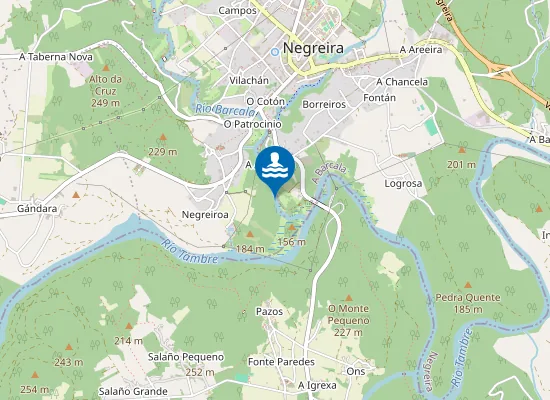 Map of Praia Fluvial