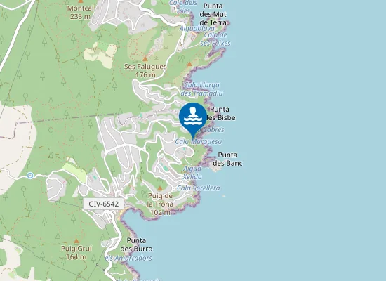 Map of Cala Marquesa