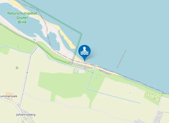 Map of OSTS FEHMARN GRUENER BRINK