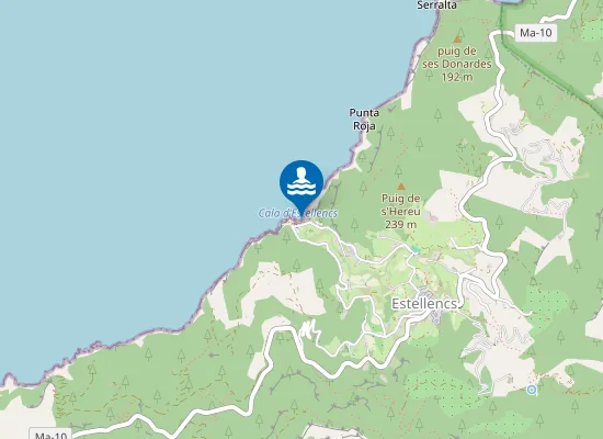 Map of Cala D'estellencs