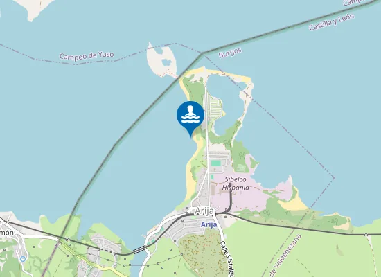 Map of Playa de Arija