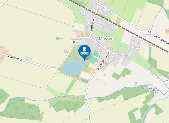 Map of BAGGERSEE MUESSEN FREIZEITLAND