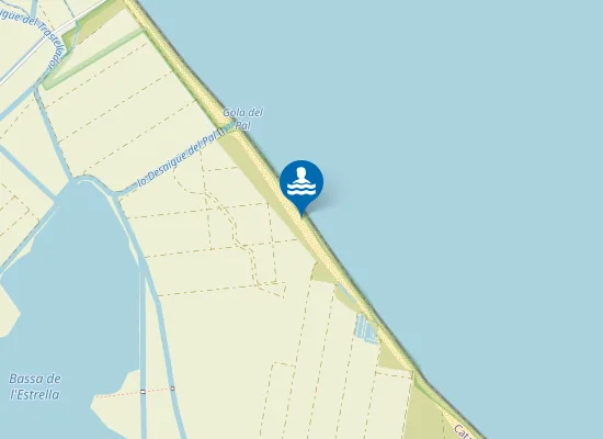 Map of Platja de la Bassa d'Arena
