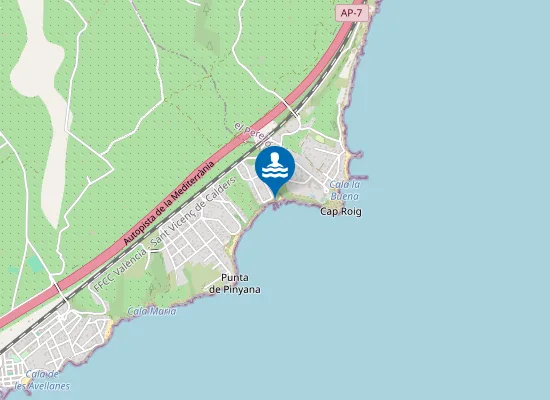 Map of Platja de Perales