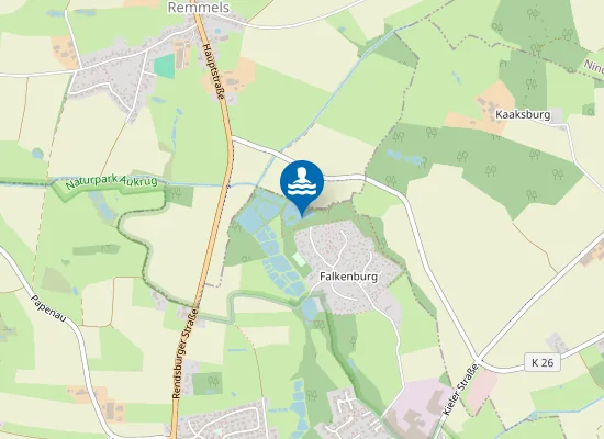 Map of Badesee Falkenburg Ferienpark