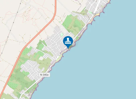 Map of Platja del Codonyol