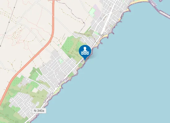 Map of Platja de les Figueres